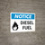 Notice: Diesel Fuel Landscape with Icon - Wall Sign