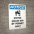 Notice: Enter Grain Bin By Permit Only Portrait with Icon - Wall Sign