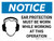 Notice: Ear Protection Must be Worn While Working Operation Landscape with Icon - Wall Sign