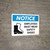 Notice: Employees Must Wear Safety Shoes Landscape with Icon - Wall Sign