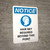 Notice: Hair Net Required Beyond This Point Portrait with Icon - Wall Sign