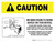 Caution: We Need Room To Work Safely On This Device Landscape - Wall Sign