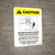 Caution: We Need Room To Work Safely On This Device Portrait - Wall Sign