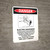 Danger: Electric Equipment - Call Power And Light Company Portrait - Wall Sign