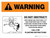 Warning: Do Not Obstruct - Call For Planting Instructions Landscape - Wall Sign