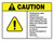 Caution: Petting Farm Rules Safety First ANSI Landscape - Wall Sign