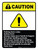 Caution: Petting Farm Rules Safety First ANSI Portrait - Wall Sign