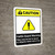 Caution: Cattle Guard Warning Pipe May Be Hot To ANSI Portrait - Wall Sign