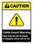 Caution: Cattle Guard Warning Pipe May Be Hot To ANSI Portrait - Wall Sign