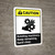 Caution: Rotating Machinery Keep Remaining ANSI Portrait - Wall Sign