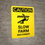 Caution: Slow Farm Machinery Portrait - Wall Sign