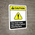 Caution: You Must Make Eye Contact Before Entering Farm ANSI Portrait - Wall Sign