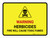 Warning Herbicides Fire Will Cause Fumes Landscape - Wall Sign