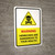 Warning Herbicides Are Dangerous To Your Health Portrait - Wall Sign