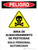Danger: Pesticide Storage Area Personnel Only Spanish Portrait - Wall Sign