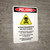 Danger: Pesticide Storage Hazardous Spanish Portrait - Wall Sign