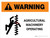 Warning: Agricultural Machinery Operating Landscape - Wall Sign