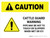 Caution: Cattle Guard Warning Pipe May Be Hot To Landscape - Wall Sign