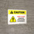Caution: Keep Clear Herbicide Application Landscape - Wall Sign
