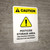 Caution: Pesticide Storage Area Use Ppe Portrait - Wall Sign