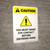 Caution: You Must Make Eye Contact Before Entering Farm Portrait - Wall Sign