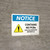 Notice: Contains No Pcbs Polychlorinated Biphenyls Landscape - Wall Sign