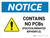 Notice: Contains No Pcbs Polychlorinated Biphenyls Landscape - Wall Sign