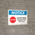 Notice: Do Not Wash Herbicide Equipment Landscape - Wall Sign