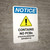 Notice: Contains No Pcbs Polychlorinated Biphenyls Portrait - Wall Sign