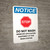 Notice: Do Not Wash Herbicide Equipment Portrait - Wall Sign