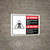 Danger: Pesticide Storage Area Fire Bilingual ANSI Landscape - Wall Sign