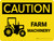 Caution: Farm Machinery Landscape - Wall Sign