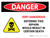 Danger: Very Dangerous Entering This Siphon Landscape - Wall Sign
