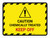 Caution Chemically Treated Keep Off Landscape - Wall Sign