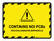 Contains No Polychlorinated Biphenyls Landscape - Wall Sign