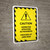 Caution Herbicide Spraying In Progress Portrait - Wall Sign