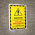 Caution Pesticide Application Keep Off While Posted Portrait - Wall Sign