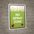 No Spray Zone Portrait - Wall Sign