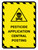 Pesticide Application Central Posting Portrait - Wall Sign