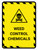 Weed Control Chemicals Portrait - Wall Sign