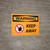 Warning: Keep Away Landscape With Icon - Wall Sign