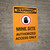 Warning: Mine Site Authorized Access Only Portrait With Icon - Wall Sign