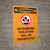 Warning: No Dumping Allowed Violators Will Be Prosecuted Portrait With Icon - Wall Sign