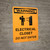 Warning: Electrical Closet - Do Not Enter Portrait With Icon - Wall Sign
