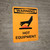 Warning: Hot Equipment Portrait With Icon - Wall Sign