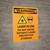 Warning: Laser Do Not Enter Without Protective Eyewear Portrait With Icon - Wall Sign