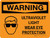 Warning: Ultraviolet Light - Wear Eye Protection Landscape With Icon - Wall Sign