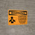 Warning: Contains Cadmium - Poisonous Fumes May Be Formed On Heating Landscape With Icon - Wall Sign