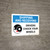 Shipping And Receiving Drivers Chock Wheels Landscape With Icon - Wall Sign