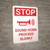 Stop Sound Horn Proceed Slowly Portrait With Icon - Wall Sign